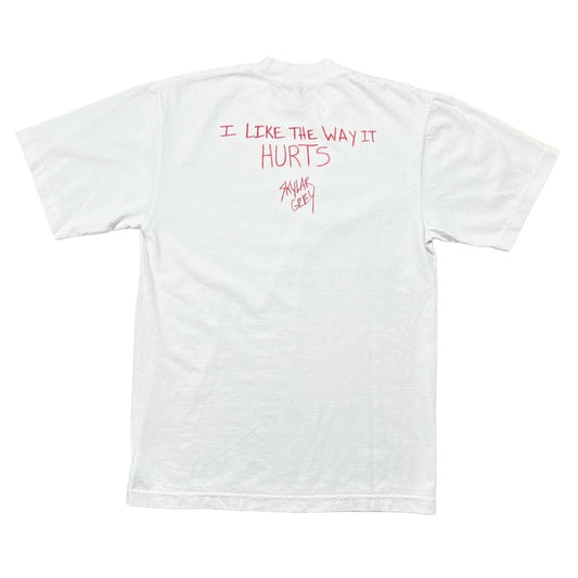 1/1 Handwritten Lyric Tee (Drop 1.0): "Love The Way You Lie"