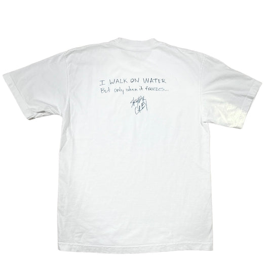 1/1 Handwritten Lyric Tee (Drop 1.0): "Walk On Water"