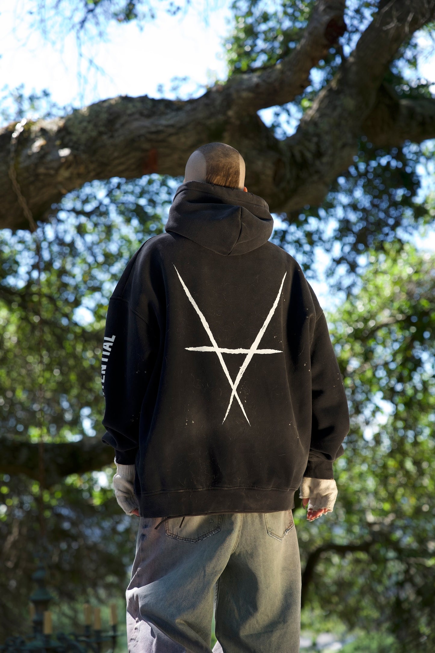 B44-V-SG: DROP 1 – Metal Logo WASTED POTENTIAL Hoodie