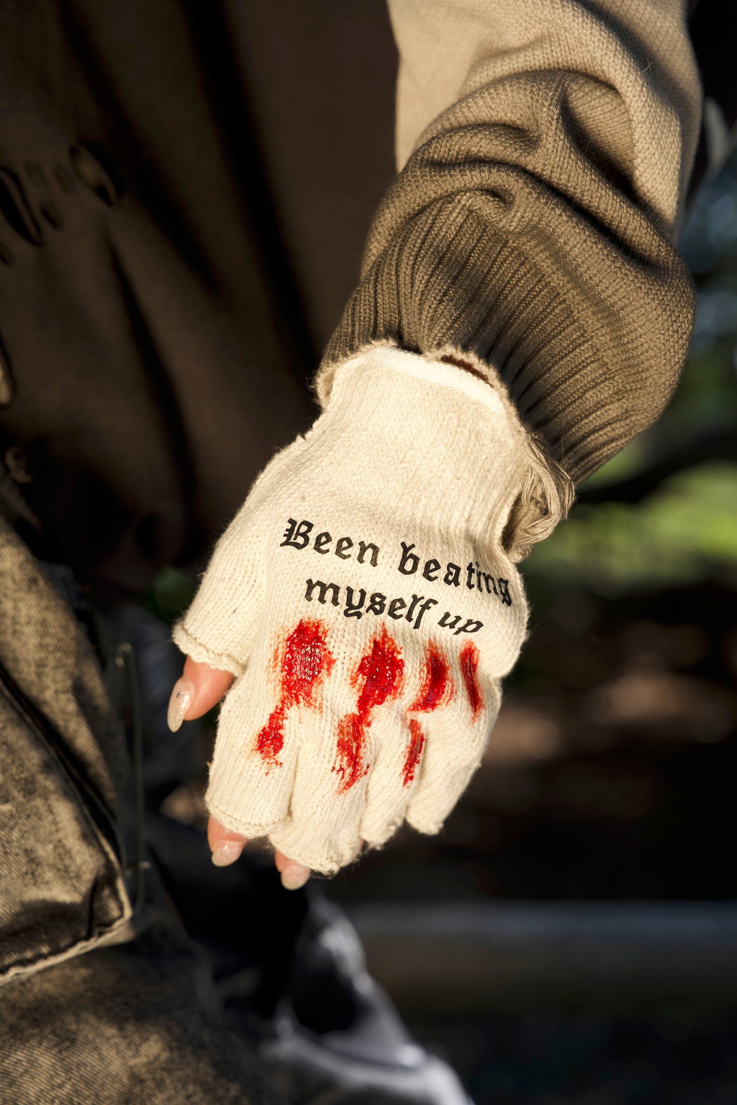 B44-V-SG: DROP 3 – Beating Myself Up Gloves