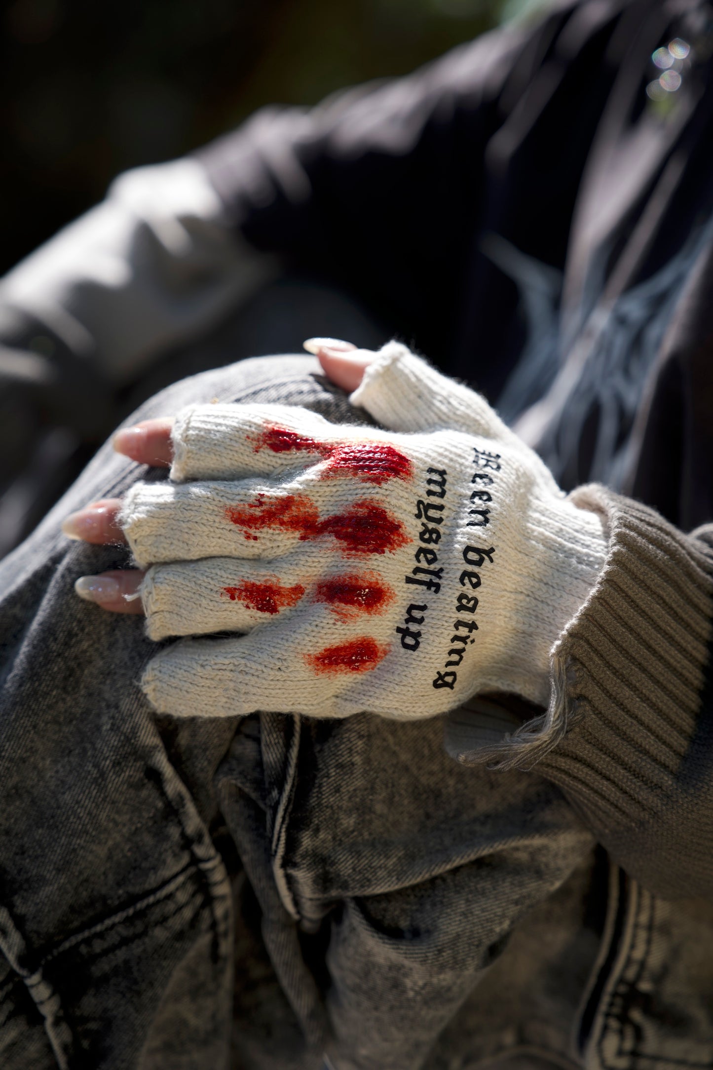B44-V-SG: DROP 3 – Beating Myself Up Gloves