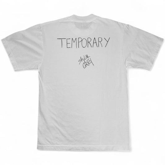 1/1 Handwritten Lyric Tee (Drop 3.0) : "Temporary" #1 "Temporary"