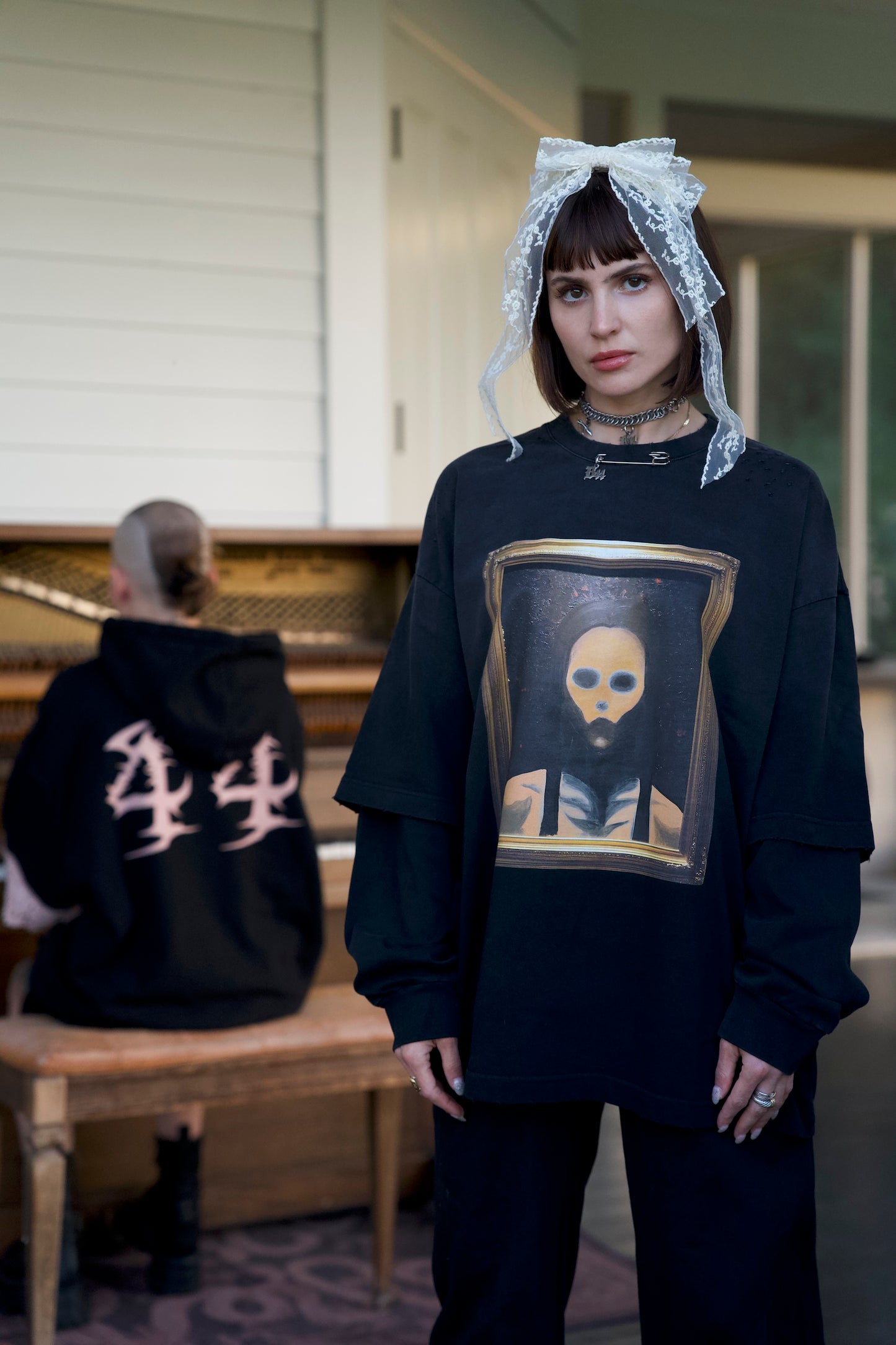 B44-V-SG: DROP 4 – Shadow-Self Self-Portrait Longsleeve