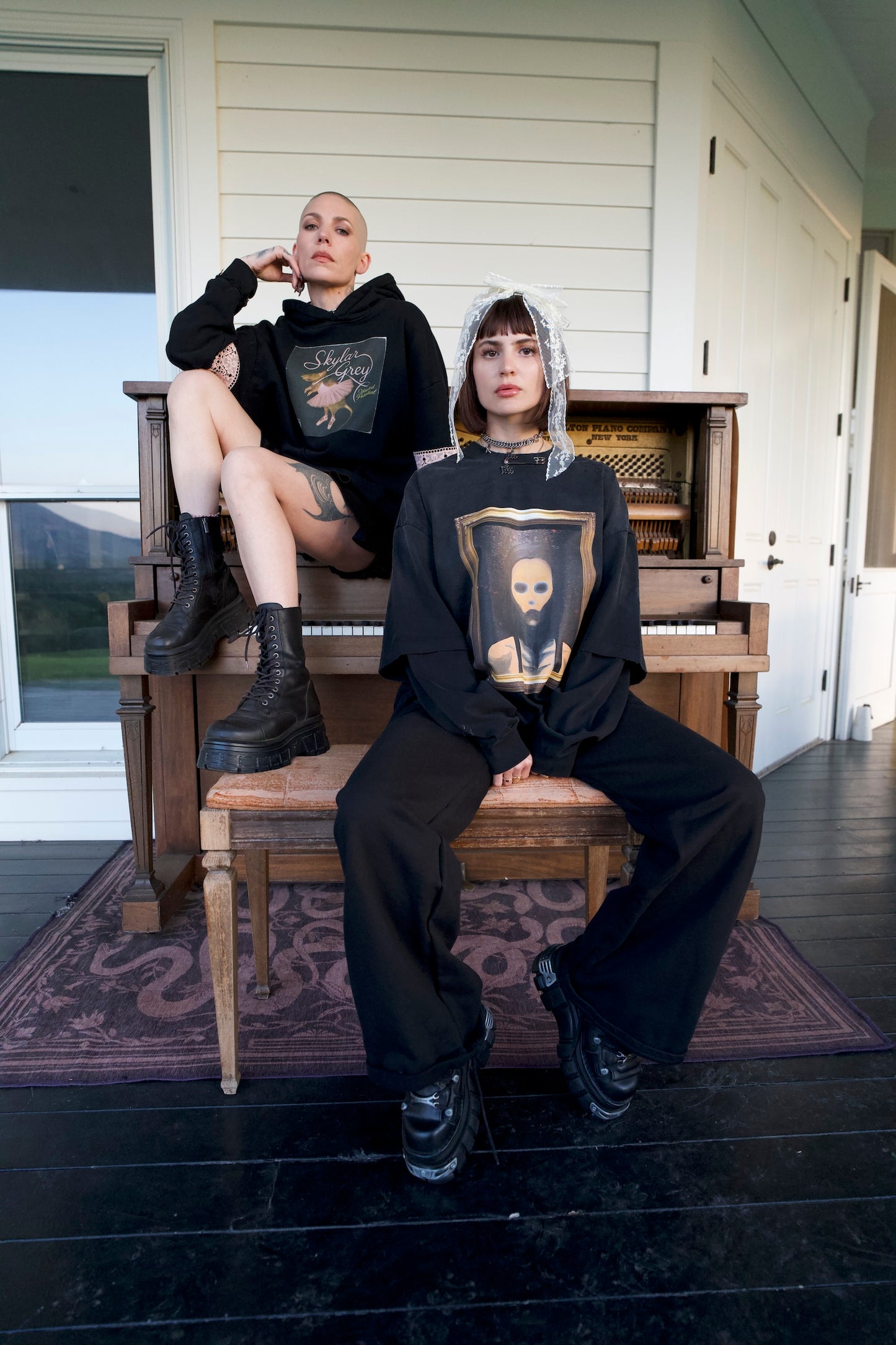 B44-V-SG: DROP 4 – Shadow-Self Self-Portrait Longsleeve