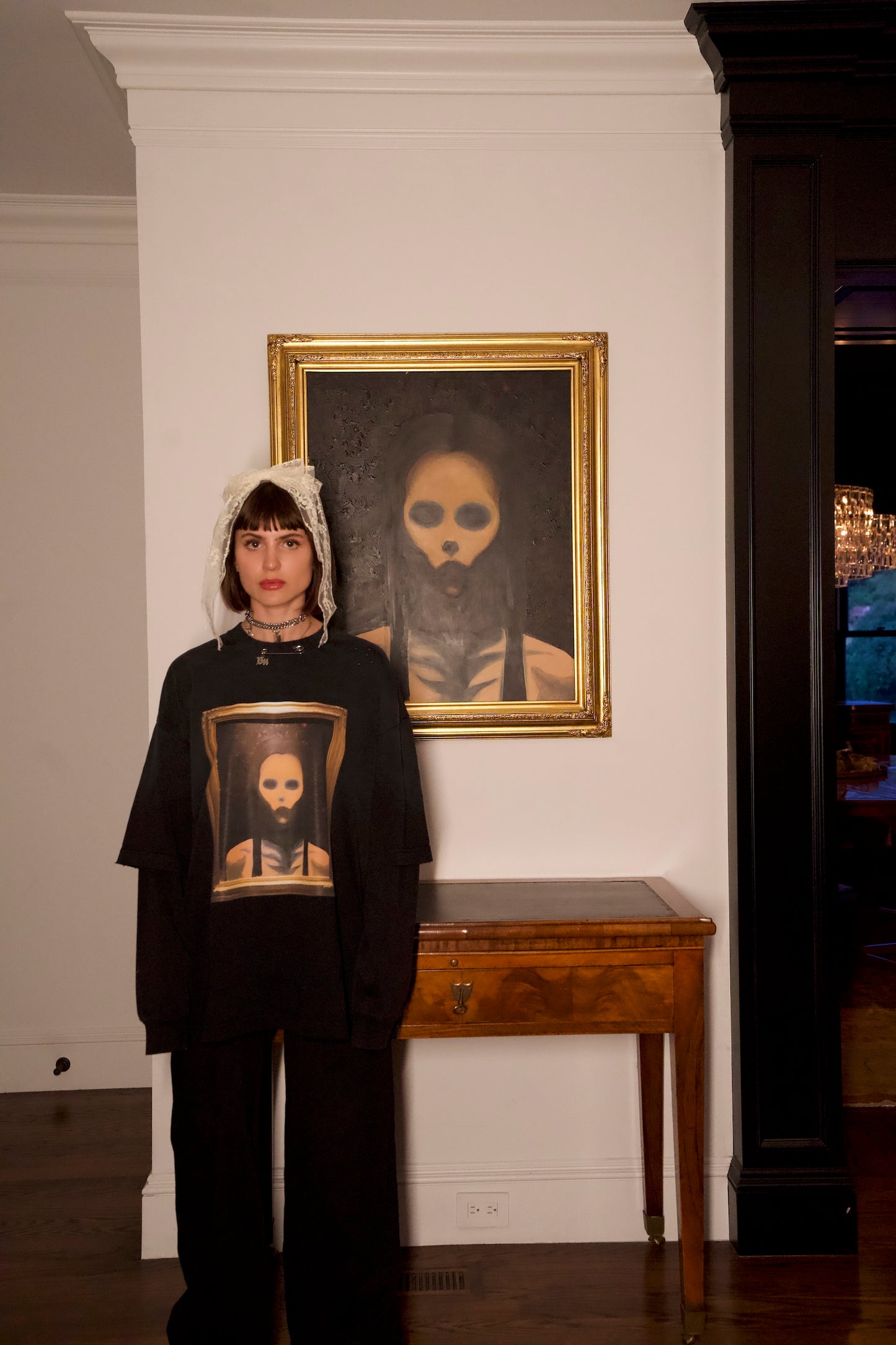 B44-V-SG: DROP 4 – Shadow-Self Self-Portrait Longsleeve