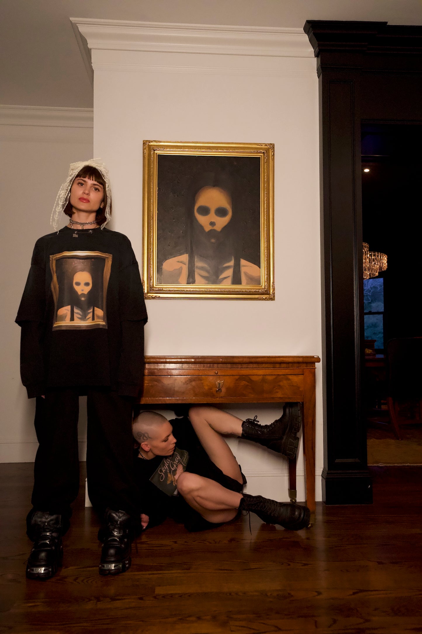 B44-V-SG: DROP 4 – Shadow-Self Self-Portrait Longsleeve