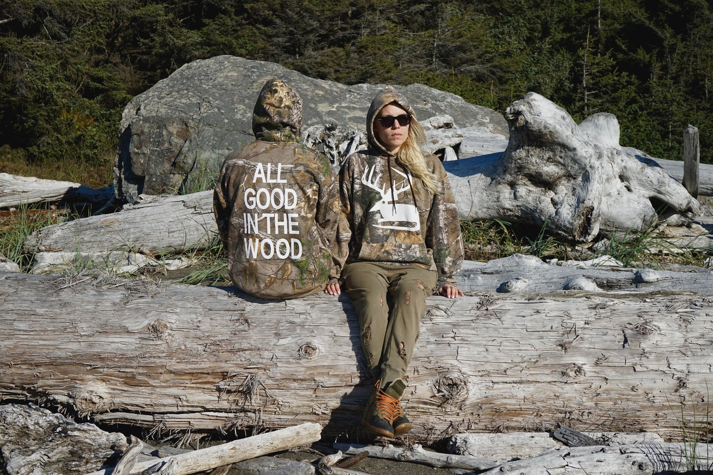 WOODRAT/Realtree: "All Good In The Wood" Hoodie